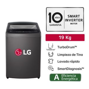 Lavadora Automática LG WT19BVTB 19 kg Negro