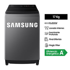 Lavadora Automática Samsung WA17CG6441BDPE 17kg Silver
